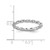 Sterling Silver Stackable Expressions White Topaz Ring - QSK1473 - View 4