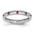 Sterling Silver Stackable Expressions Garnet Ring - QSK1482