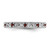 Sterling Silver Stackable Expressions Garnet Ring - QSK1482 - View 3