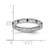 Sterling Silver Stackable Expressions Lab-Created Sapphire Ring - QSK1490 - View 4