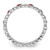 Sterling Silver Stackable Expressions Red & White Enamel Heart Ring - View 2