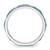 Sterling Silver Stackable Expressions Blue Enamel Ring - QSK1498 - View 2