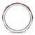Sterling Silver Stackable Expressions Red Enamel Ring - QSK1499 - View 2