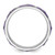 Sterling Silver Stackable Expressions Purple Enamel Ring - QSK1502 - View 2