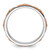 Sterling Silver Stackable Expressions Orange Enamel Ring - QSK1504 - View 2