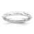 Sterling Silver Stackable Expressions White Enamel Ring - QSK1505