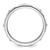 Sterling Silver Stackable Expressions White Enamel Ring - QSK1505 - View 2