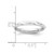 Sterling Silver Stackable Expressions White Enamel Ring - QSK1505 - View 4