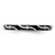 Sterling Silver Stackable Expressions Black Enamel Ring - QSK1506 - View 3