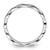Sterling Silver Stackable Expressions Black Enamel Ring - QSK1516 - View 2