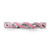 Sterling Silver Stackable Expressions Pink Enamel Ring, 2 mm - View 3