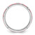 Sterling Silver Stackable Expressions Pink Enamel Heart Ring - View 2