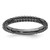 Sterling Silver Stackable Expressions Ruthenium-Plated Patterned Ring - QSK1560