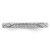 Sterling Silver Stackable Expressions Rhodium-Plated Patterned Ring - QSK1561 - View 3