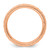 Sterling Silver Stackable Expressions Rose Gold-Tone Patterned Ring - QSK1568 - View 2