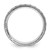 Sterling Silver Stackable Expressions Antiqued Patterned Ring - QSK1569 - View 2