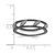 Sterling Silver Stackable Expressions Ruthenium-Plated 0.036ct Diamond Jacket Ring - View 5
