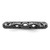 Sterling Silver Stackable Expressions Black-Plated Carved Ring - QSK1612 - View 3