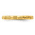 Sterling Silver Stackable Expressions Gold-Plated Textured Ring - View 3
