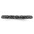 Sterling Silver Stackable Expressions Black-Plated Textured Ring - View 3