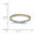 Sterling Silver Stackable Expressions Gold-Plated Channeled Ring - View 4