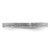 Sterling Silver Stackable Expressions Rhodium Channeled Ring - View 3