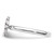 Sterling Silver Stackable Expressions Rhodium Rhodolite Garnet Cross Ring - View 3