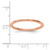 Sterling Silver Stackable Expressions Rose Gold-Tone Polished Ring, 1.5 mm - View 4