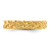 Sterling Silver Stackable Expressions Gold-Plated Carved Band Ring - QSK1666 - View 3