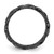 Sterling Silver Stackable Expressions Black-Plated Carved Band Ring - QSK1674 - View 2