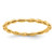 Sterling Silver Stackable Expressions Gold-Tone Rice Bead Ring, 1.5 mm