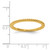 Sterling Silver Stackable Expressions Gold-Tone Twisted Ring, 1.5 mm - View 4