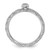 Sterling Silver 0.02ct Diamond Stackable Expressions Textured Ring - View 2