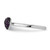Sterling Silver Amethyst Stackable Expressions Heart Ring - View 3