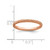 Sterling Silver Stackable Expressions Polished Rose Gold-Plated Ring - View 4
