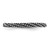 Sterling Silver Stackable Expressions Polished Antiqued Ring - View 3