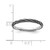 Sterling Silver Stackable Expressions Polished Antiqued Ring - View 4