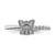 Sterling Silver Stackable Expressions Polished 0.035ct Diamond Angel Ring - View 4