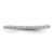 Sterling Silver Stackable Expressions Rhodium-Plated Criss-Cross Ring, 1.5 mm - View 3