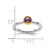 Sterling Silver Stackable Expressions with Gold-Plated Amethyst Ring - QSK1876 - View 6