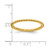 Sterling Silver Stackable Expressions Gold-Tone Ring, 1.5 mm - View 4
