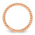 Sterling Silver Stackable Expressions Rose Gold-Tone Ring, 1.5 mm - View 2
