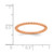Sterling Silver Stackable Expressions Rose Gold-Tone Ring, 1.5 mm - View 4
