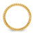 Sterling Silver Stackable Expressions Gold-Tone Twisted Ring, 2.25 mm - View 2