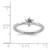 Sterling Silver Stackable Expressions Rhodium Star of David Ring - View 5