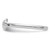 Sterling Silver Stackable Expressions Rhodium Turtle Ring - View 3