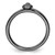 Sterling Silver Stackable Expressions Black-Plated Penguin Ring - View 2