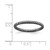Ruthenium-Plated Sterling Silver Stackable Expressions Black-Plated Twisted Ring, 2.25 mm - View 4