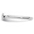 Sterling Silver Stackable Expressions Rhodium Puffed Heart Ring - View 3