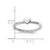 Sterling Silver Stackable Expressions Rhodium Puffed Heart Ring - View 5